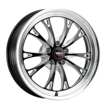 Load image into Gallery viewer, S157B0022P45 - Weld Street Performance Belmont Drag 15X10 5X120 ET 45mm Gloss Black Milled - Weld Street Performance Wheels Canada