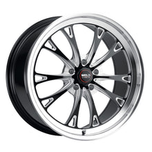 Load image into Gallery viewer, S11380562P54 - WELD Street Performance Belmont 18X10.5 5X120.65 +54mm Gloss Black Milled &amp; Diamond Lip - WELD Street Performance Wheels Canada