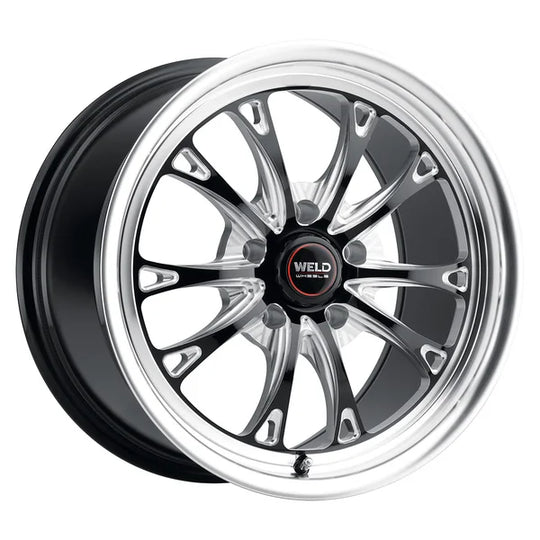S11300590P20 - Weld Street Performance Belmont Street 20X10.5 5X115 ET 20mm Gloss Black Milled - Weld Street Performance Wheels Canada