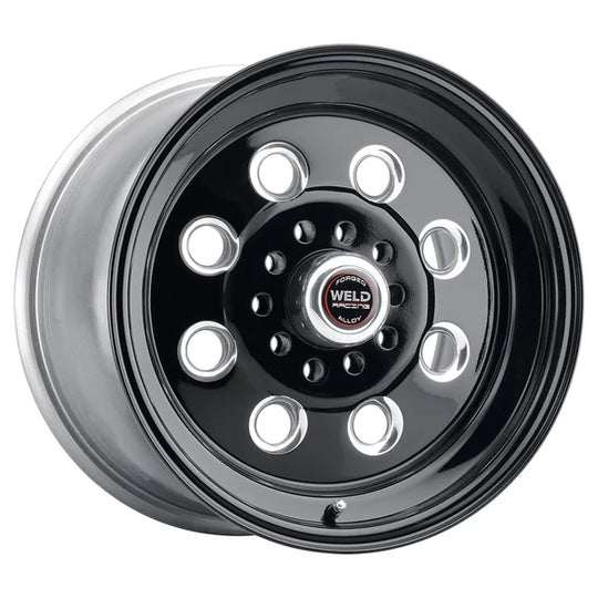 90B-58040 - Weld Racing Black Draglite 15X8 4X108 / 4X114.3 ET 25mm Gloss Black - Weld Racing Wheels Canada