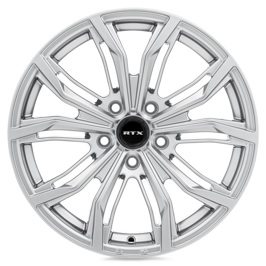 83254 - RTX Black Widow 17X7.5 5X114.3 42mm Hyper Silver - RTX Wheels Canada