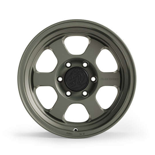 AR617090N126139ODG - Blackhorn AR6 17X9 6X139.7 -12mm Olive Drab Green - Blackhorn Wheels Canada