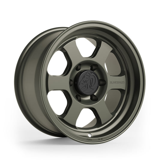 AR617090N126139ODG - Blackhorn AR6 17X9 6X139.7 -12mm Olive Drab Green - Blackhorn Wheels Canada