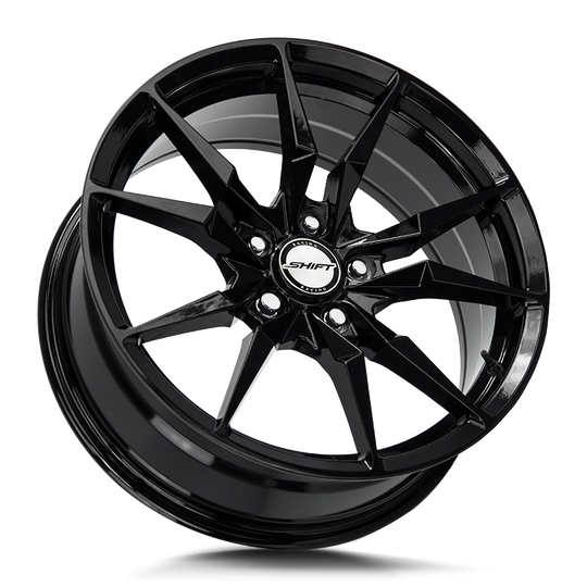 H29852035GB - Shift H29 Blade 18X8 5x120 35mm All Gloss Black - Shift Wheels Canada