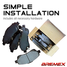 Load image into Gallery viewer, BRX1896 Bremex Ceramic Disc Brake Pad Set With Hardware Bremex Canada