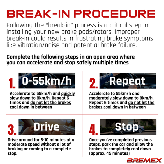 KPR12210 Bremex Premium ExoCoat Brake Pad and Rotors Disc Brake Kit Bremex Brakes