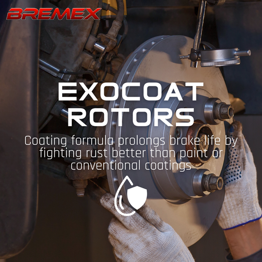 KPR15530 Bremex Premium ExoCoat Brake Pad and Rotors Disc Brake Kit Bremex Brakes