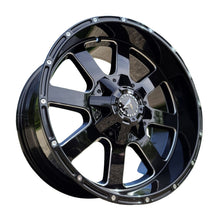 Load image into Gallery viewer, A131-2010-10-134 - Armed OffRoad Brigade 20X10 Blank ET -24mm Gloss Black Milled - Armed OffRoad Wheels Canada