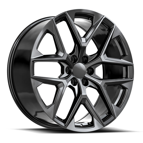 C39-24105031GB - O.E. Revolution C-39 24X10 6X139.7 31mm Gloss Black - O.E. Revolution Wheels Canada