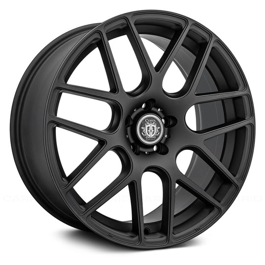 C7-19951204072MTBK - Curva C7 19X9.5 5X120 40mm Matte Black - Curva Wheels Canada