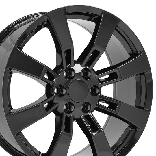 CA82-22090-6550-31B - OE Wheels Replica CA82 22X9 6X139.7 ET31mm Gloss Black - OE Wheels Wheels Canada