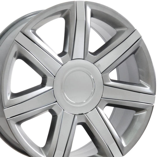 CA87-22090-6550-31HS-ic - OE Wheels Replica CA87 22X9 6X139.7 ET31mm Hyper Silver - OE Wheels Wheels Canada