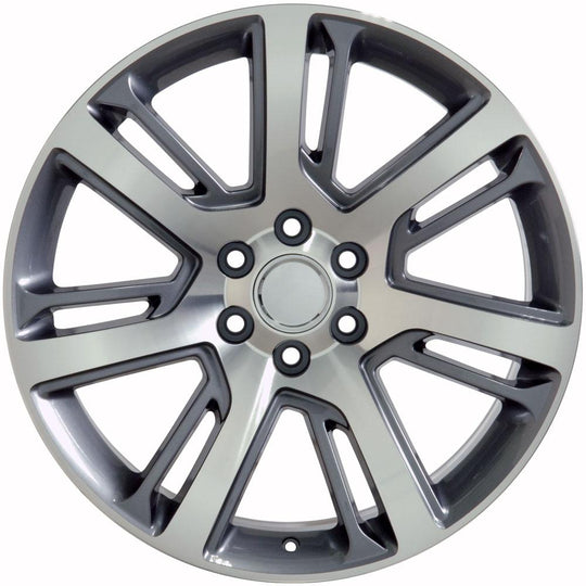 CA88-22090-6550-31MG - OE Wheels Replica CA88 22X9 6X139.7 ET31mm Gunmetal Machined - OE Wheels Wheels Canada