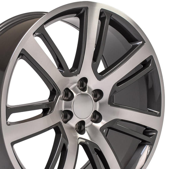 CA88-24100-6550-31MG - OE Wheels Replica CA88 24X10 6X139.7 31MM Gunmetal Machined - OE Wheels Replica Wheels Canada