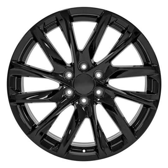 CA90-22090-6550-28B - OE Wheels Replica CA90 22X9 6X139.7 ET28mm Gloss Black - OE Wheels Wheels Canada