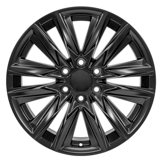 CA91-20090-6550-28B1 - OE Wheels Replica CA91 20X9 6X139.7 ET28mm Satin Black - OE Wheels Wheels Canada