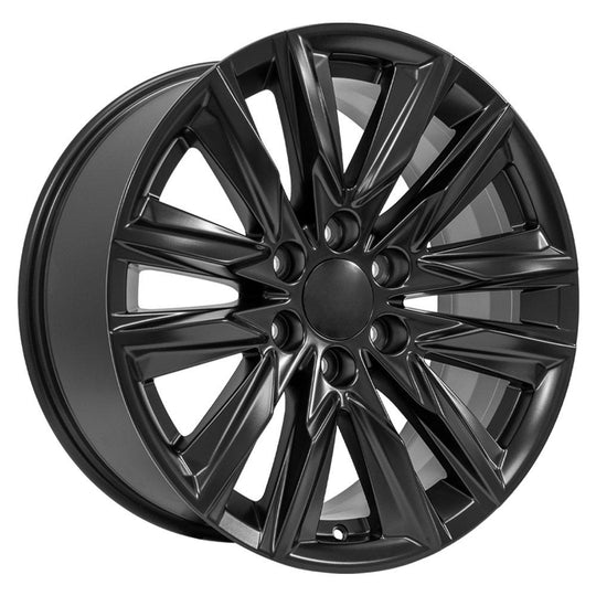 CA91-20090-6550-28B1 - OE Wheels Replica CA91 20X9 6X139.7 ET28mm Satin Black - OE Wheels Wheels Canada