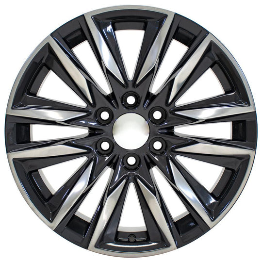 CA91-20090-6550-28PG - OE Wheels Replica CA91 20X9 6X139.7 ET28mm Gloss Gunmetal with Polished Face - OE Wheels Wheels Canada
