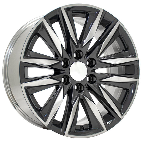 CA91-20090-6550-28PG - OE Wheels Replica CA91 20X9 6X139.7 ET28mm Gloss Gunmetal with Polished Face - OE Wheels Wheels Canada