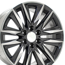 Charger l'image dans la galerie, CA91-20090-6550-28PG - OE Wheels Replica CA91 20X9 6X139.7 ET28mm Gloss Gunmetal with Polished Face - OE Wheels Wheels Canada