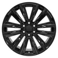 Charger l'image dans la galerie, CA91-22090-6550-28B - OE Wheels Replica CA91 22X9 6X139.7 ET28mm Gloss Black - OE Wheels Wheels Canada