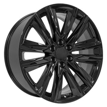 Charger l'image dans la galerie, CA91-22090-6550-28B - OE Wheels Replica CA91 22X9 6X139.7 ET28mm Gloss Black - OE Wheels Wheels Canada