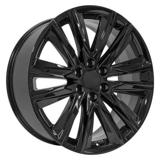 CA91-22090-6550-28B - OE Wheels Replica CA91 22X9 6X139.7 ET28mm Gloss Black - OE Wheels Wheels Canada