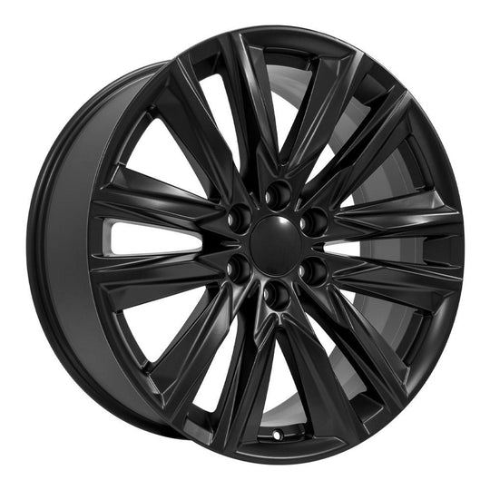 CA91-22090-6550-28B1 - OE Wheels Replica CA91 22X9 6X139.7 ET28mm Satin Black - OE Wheels Wheels Canada