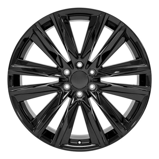 CA91-24100-6550-28B - OE Wheels Replica CA91 24X10 6X139.7 ET28mm Gloss Black - OE Wheels Wheels Canada
