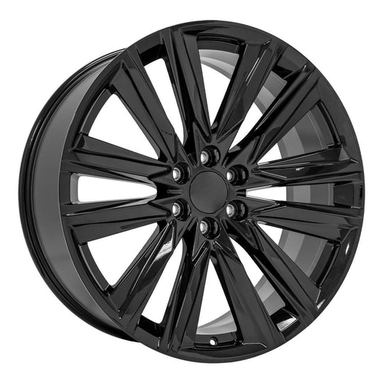 CA91-24100-6550-28B - OE Wheels Replica CA91 24X10 6X139.7 ET28mm Gloss Black - OE Wheels Wheels Canada