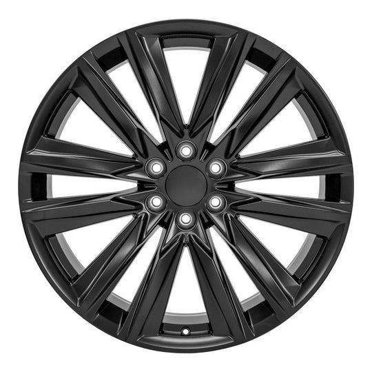 CA91-24100-6550-28B1 - OE Wheels Replica CA91 24X10 6X139.7 ET28mm Satin Black - OE Wheels Wheels Canada