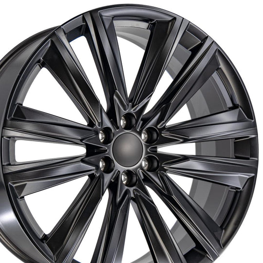 CA91-26100-6550-28B1 - OE Wheels Replica CA91 26X10 6X139.7 ET28mm Satin Black - OE Wheels Wheels Canada