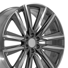 Load image into Gallery viewer, CA91-26100-6550-28PG - OE Wheels Replica CA91 26X10 6X139.7 ET28mm Gloss Gunmetal with Polished Face - OE Wheels Wheels Canada