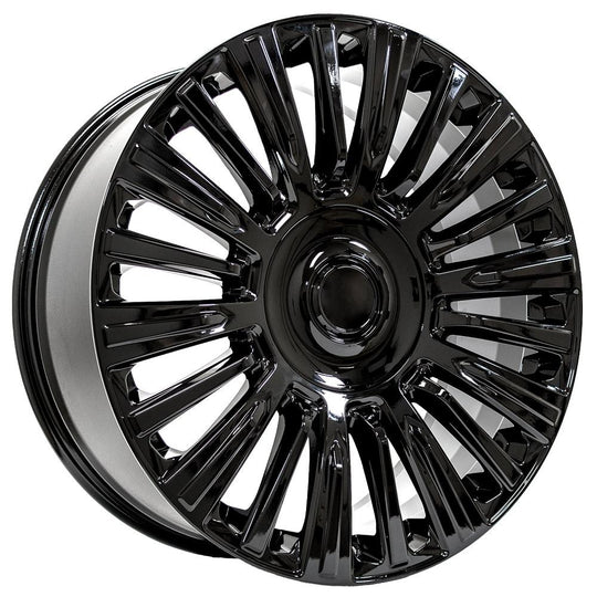 CA92-22090-6550-28B - OE Wheels Replica CA92 22X9 6X139.7 ET28mm Gloss Black - OE Wheels Wheels Canada