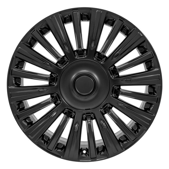 CA92-22090-6550-28B1 - OE Wheels Replica CA92 22X9 6X139.7 ET28mm Satin Black - OE Wheels Wheels Canada