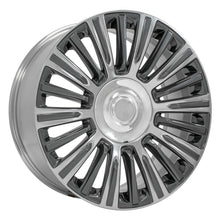 Load image into Gallery viewer, CA92-22090-6550-28PG - OE Wheels Replica CA92 22X9 6X139.7 28MM Gunmetal with Polished Face - OE Wheels Replica Wheels Canada