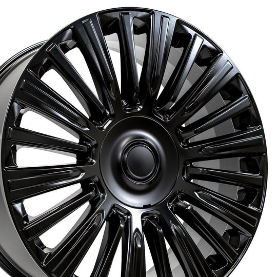 CA92-24100-6550-28B1 - OE Wheels Replica CA92 24X10 6X139.7 ET28mm Satin Black - OE Wheels Wheels Canada