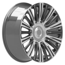 Load image into Gallery viewer, CA92-24100-6550-28PG - OE Wheels Replica CA92 24X10 6X139.7 28MM Gunmetal with Polished Face - OE Wheels Replica Wheels Canada