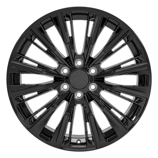 CA93-22090-6550-28B - OE Wheels Replica CA93 22X9 6X139.7 ET28mm Gloss Black - OE Wheels Wheels Canada
