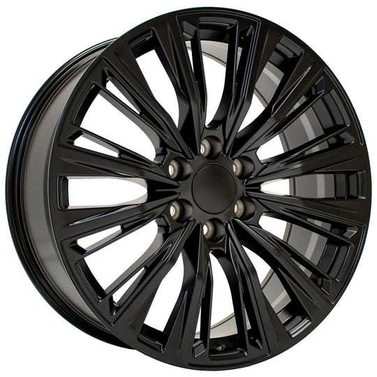 CA93-22090-6550-28B1 - OE Wheels Replica CA93 22X9 6X139.7 ET28mm Satin Black - OE Wheels Wheels Canada