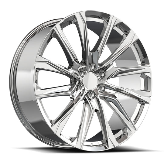 CAD34-24105031NC - O.E. Revolution CAD-34 24X10 6X139.7 31mm Nano Chrome - O.E. Revolution Wheels Canada