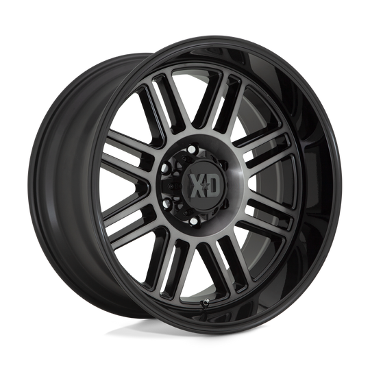 XD85029068418 - XD850 Cage 20X9 6X139.7  18mm Gloss Black With Gray Tint - XD Wheels Canada