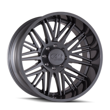 Charger l&#39;image dans la galerie, 9109-24283GT - Cali Off-Road Rawkon 24X12 6X139.7 -51mm Graphite - Cali Off-Road Wheels Canada