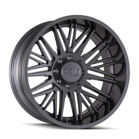 9109-24283GT - Cali Off-Road Rawkon 24X12 6X139.7 -51mm Graphite - Cali Off-Road Wheels Canada