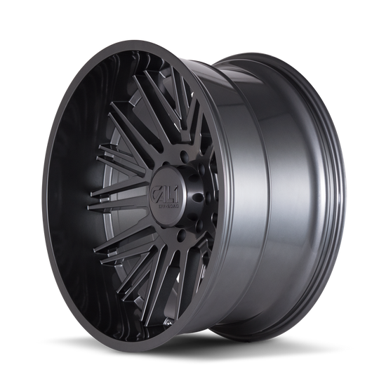 9109-24283GT - Cali Off-Road Rawkon 24X12 6X139.7 -51mm Graphite - Cali Off-Road Wheels Canada