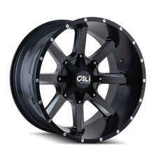 Load image into Gallery viewer, 9100-2978M0 - Cali Off-Road Busted 20X9 8X180 /  ET 0mm Satin Black Milled - Cali Off-Road Wheels Canada