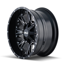 Charger l&#39;image dans la galerie, 9101-2178M - Cali Off-Road Americana 20X10 8X180 -25mm Satin Black With Milled Spokes - Cali Off-Road Wheels Canada