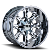 Load image into Gallery viewer, 9101-2937C - Cali Off-Road Americana 20X9 6X135 / 6X139.7 ET 0mm Chrome - Cali Off-Road Wheels Canada