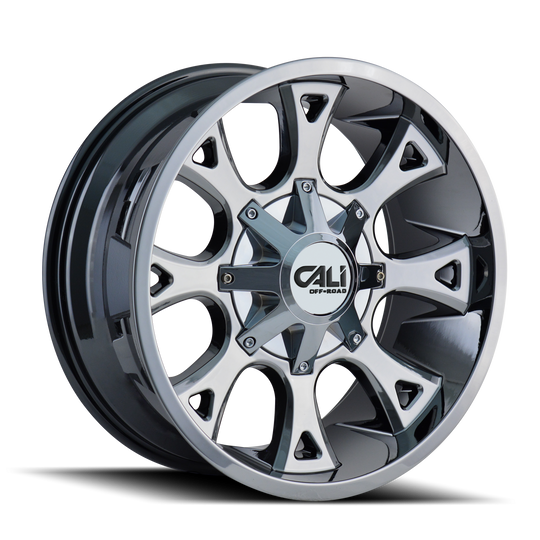 9103-22278C - Cali Off-Road Anarchy 22X12 8X180 /  ET -44mm Chrome - Cali Off-Road Wheels Canada