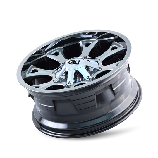 9103-2952C - Cali Off-Road Anarchy 20X9 5X127 / 5X139.7 ET 0mm Chrome - Cali Off-Road Wheels Canada